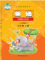 陕旅版五年级英语下册
