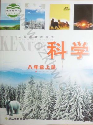 浙教版八年级科学上册