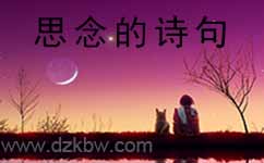 思念的诗句